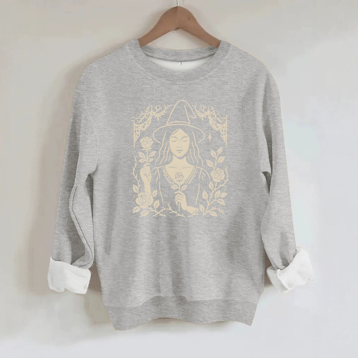 Loose velvet sweatshirt