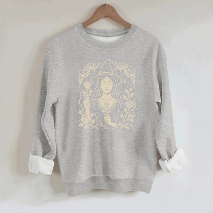Loose velvet sweatshirt