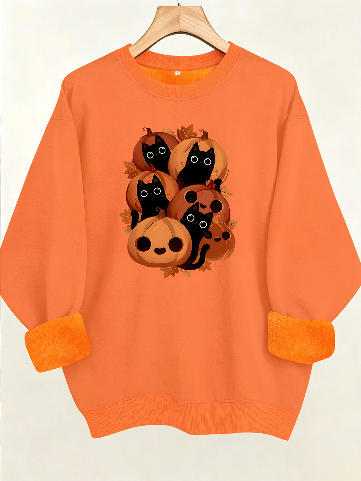 Long sleeved shirt with fleece hoodie