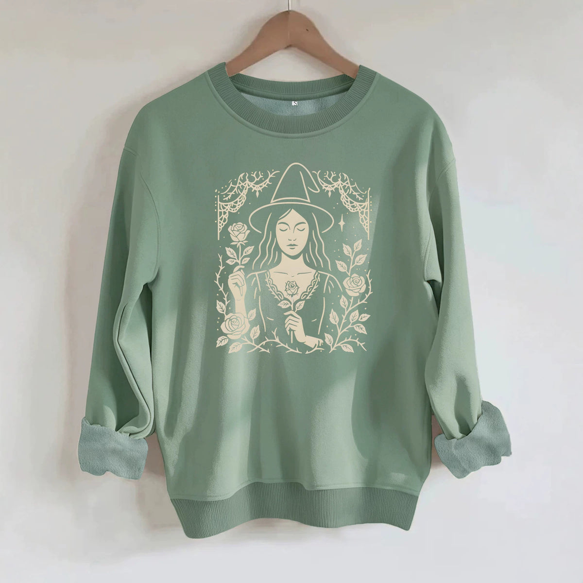 Loose velvet sweatshirt