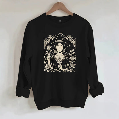 Loose velvet sweatshirt